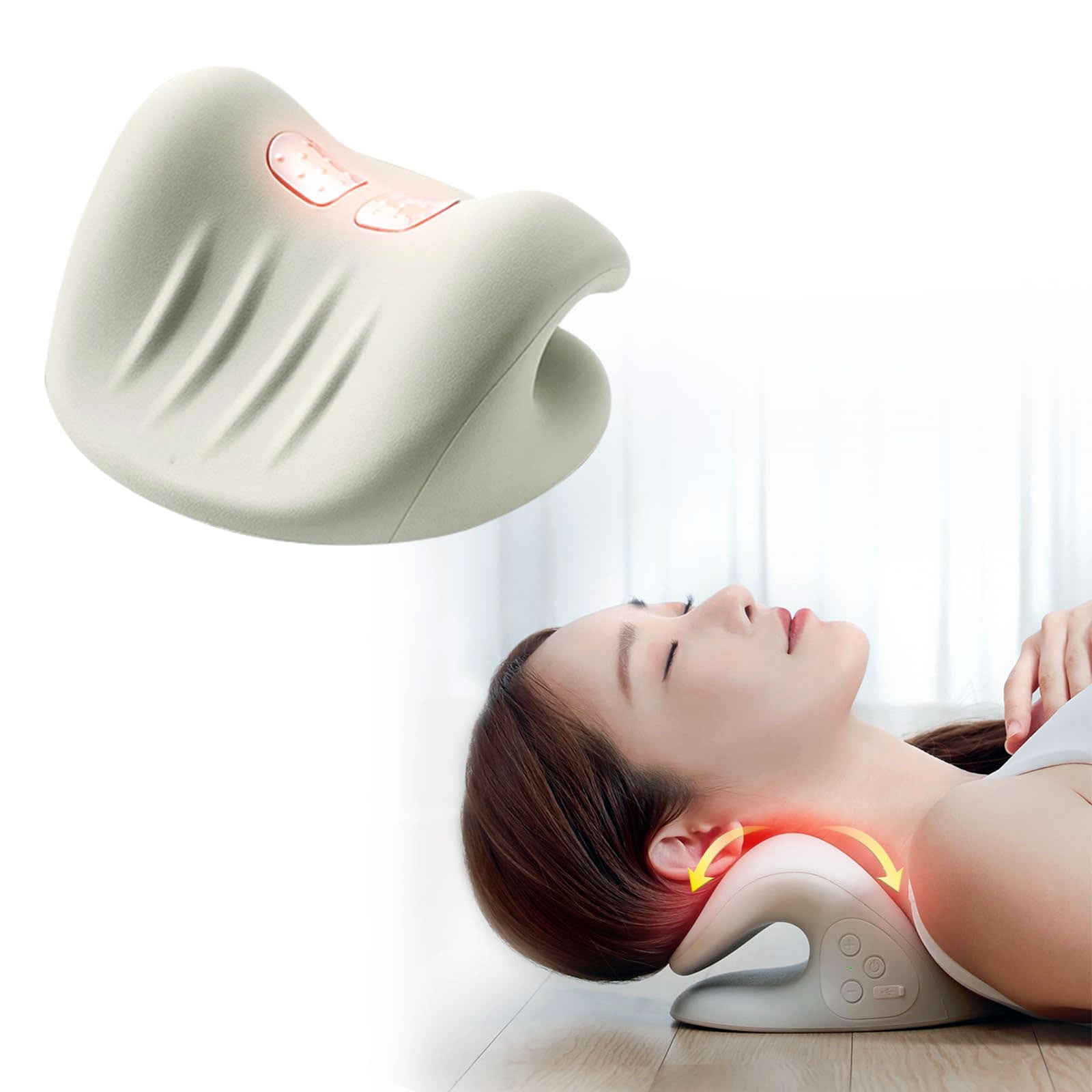 Cervismart Wireless C-shaped Neck Stretcher Pillow