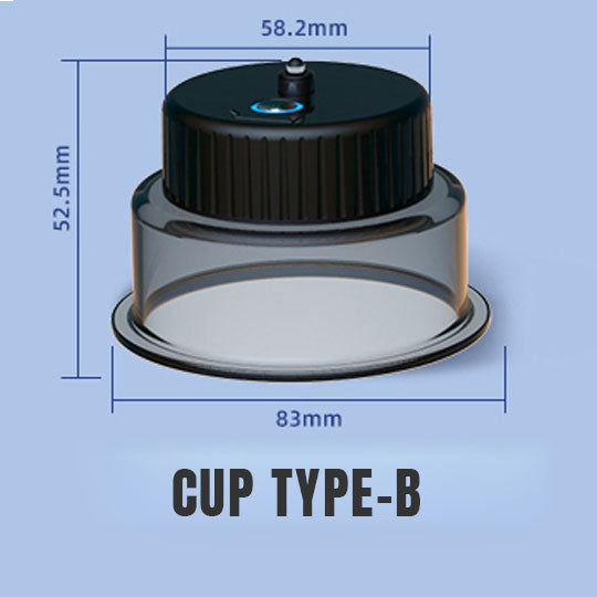 Extra Cups for Fitdash Dynamic Multi-Cupping Device