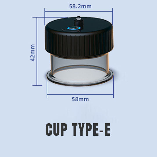 Extra Cups for Fitdash Dynamic Multi-Cupping Device