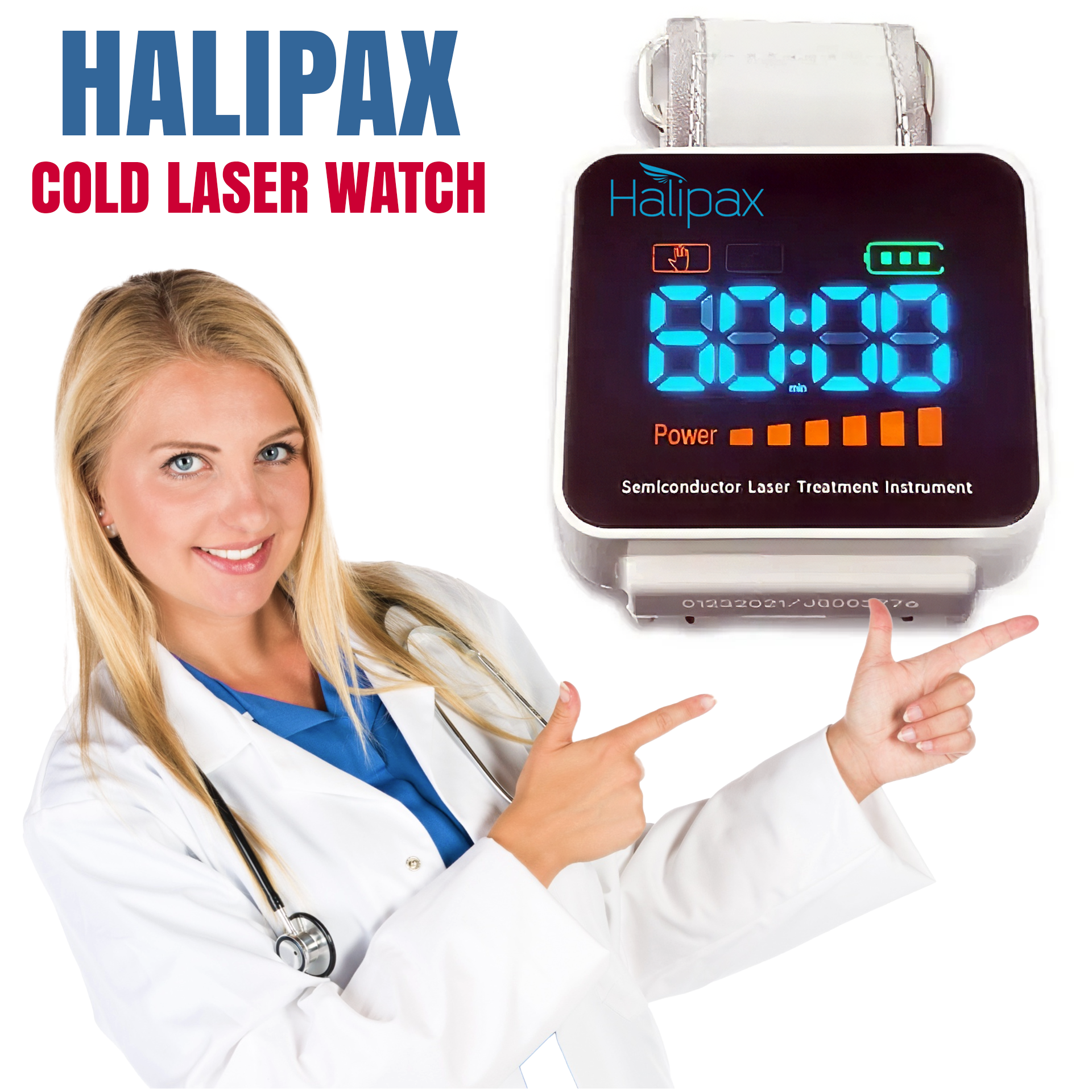 Hyper-Watch Enhanced Low Level Laser Therapy Watch